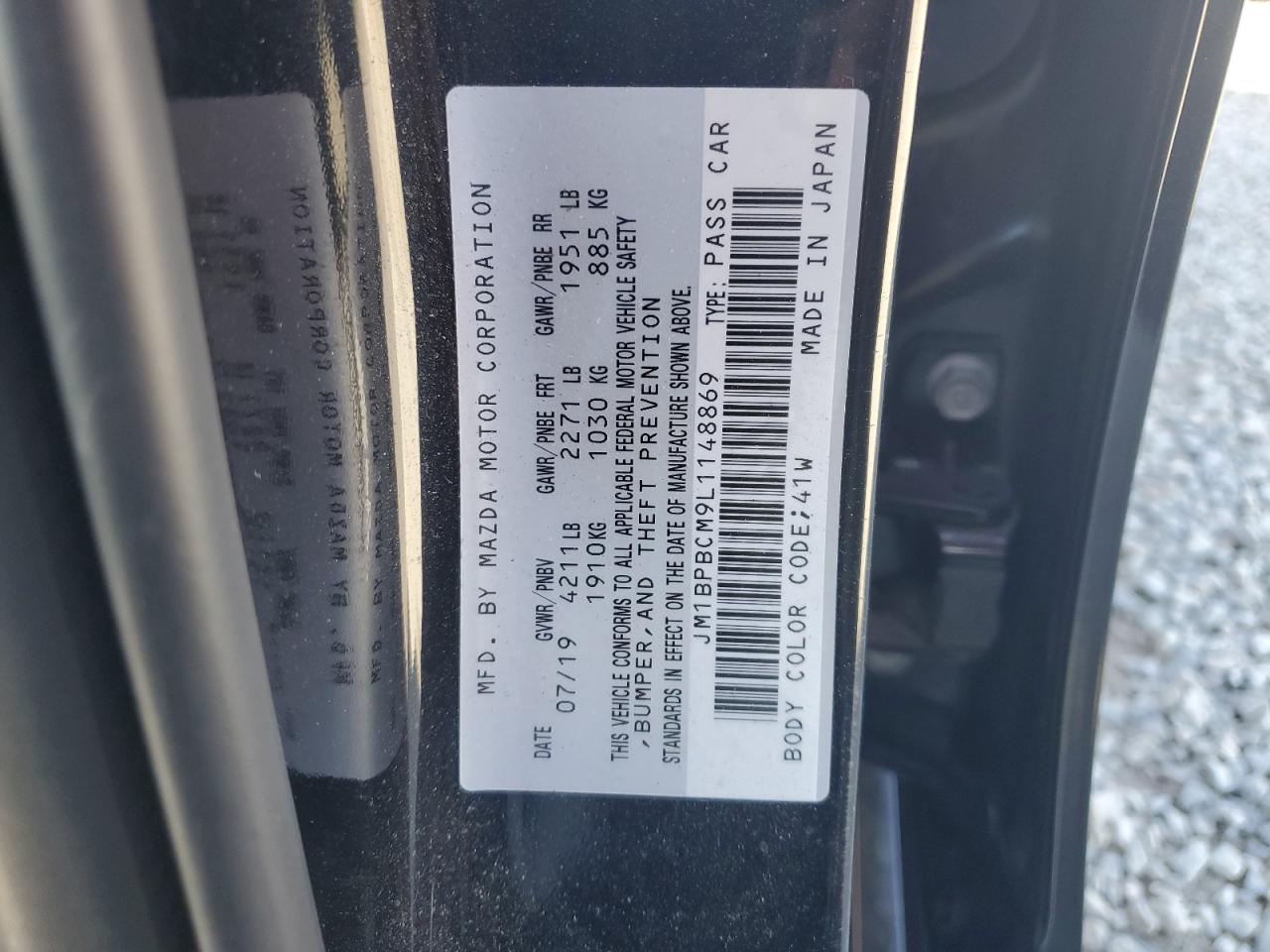 2020 Mazda 3 Select VIN: JM1BPBCM9L1148869 Lot: 56926325