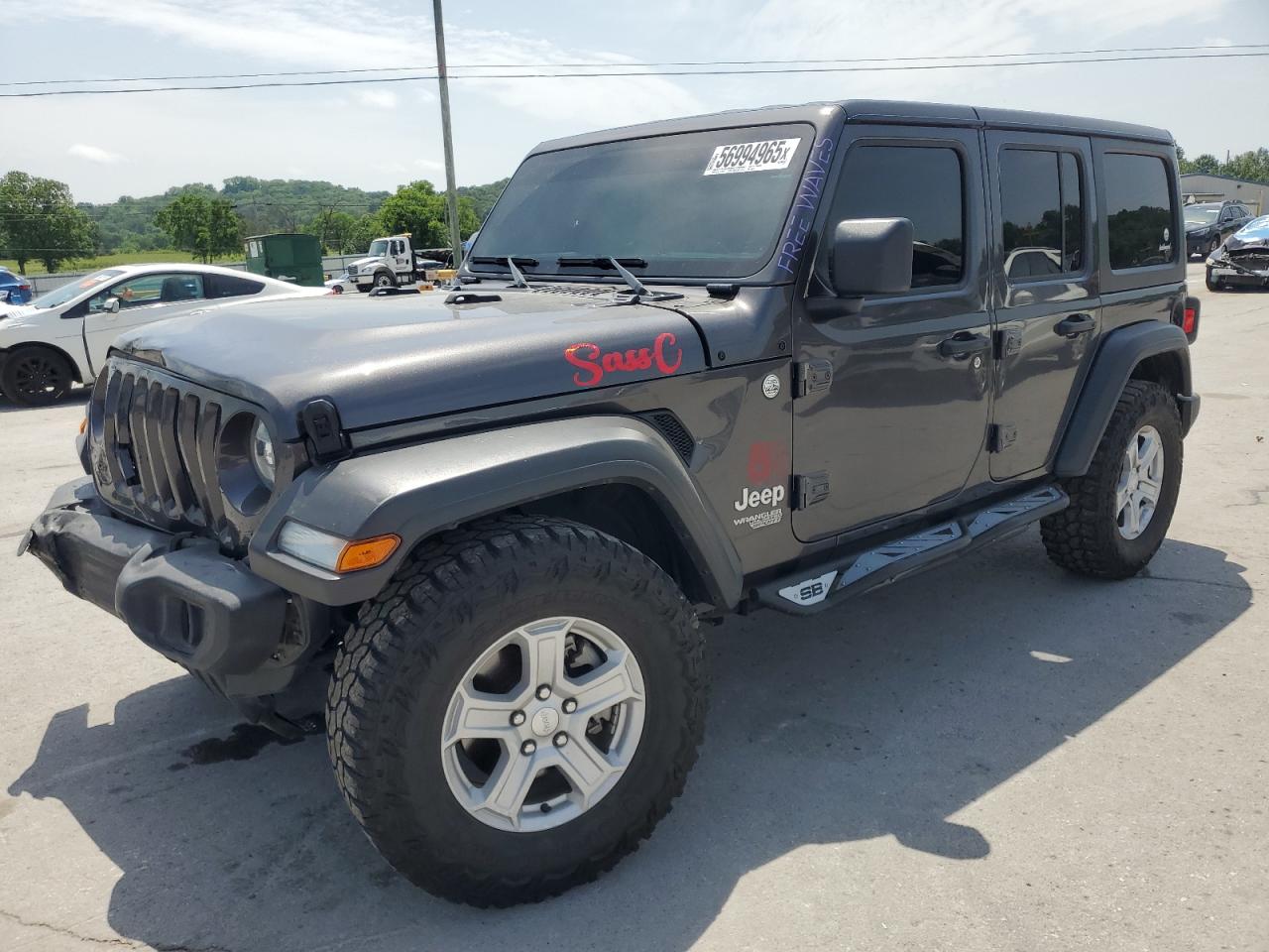 2020 Jeep Wrangler Unlimited Sport იყიდება Lebanon-ში, TN - Front End