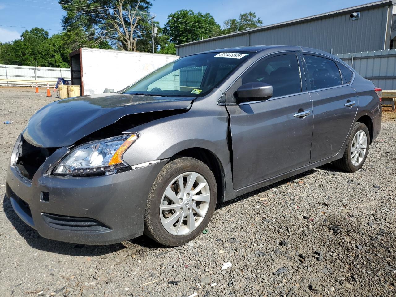2015 Nissan Sentra S للبيع في Chatham، VA - Front End
