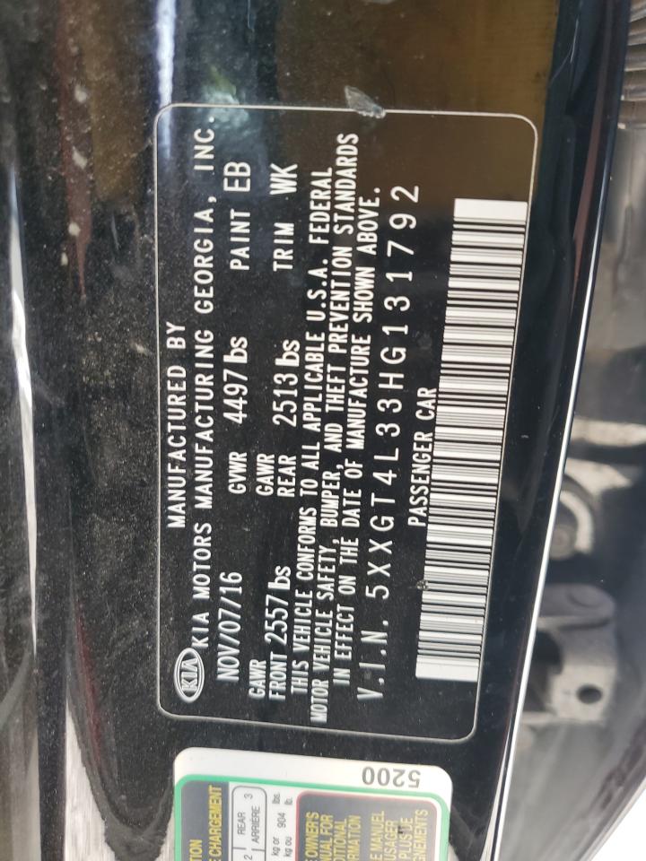 2017 Kia Optima Lx VIN: 5XXGT4L33HG131792 Lot: 57226325