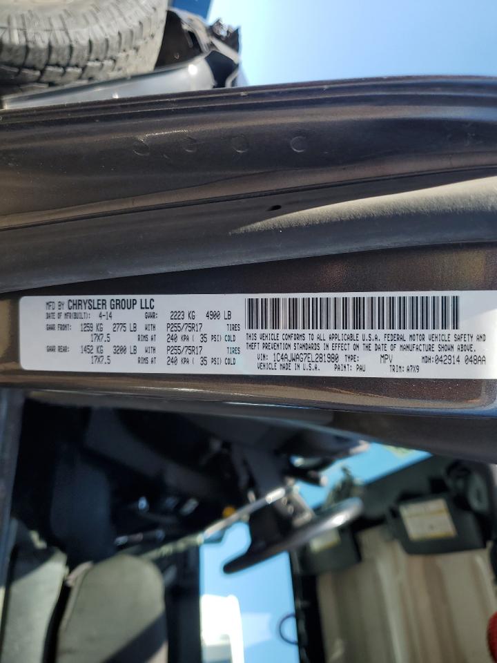2014 Jeep Wrangler Sport VIN: 1C4AJWAG7EL281980 Lot: 56777225