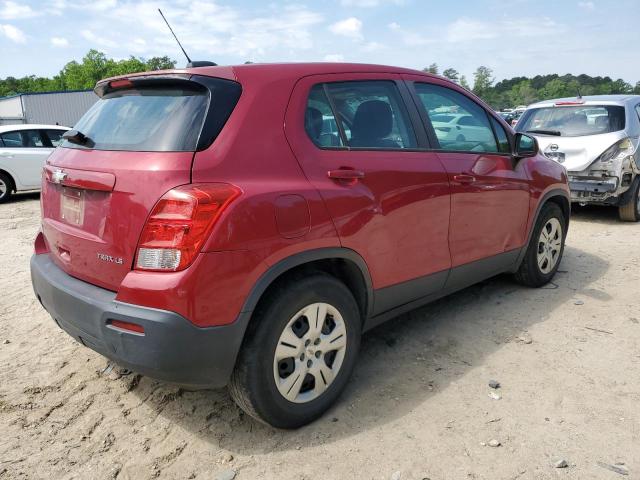  CHEVROLET TRAX 2015 Red