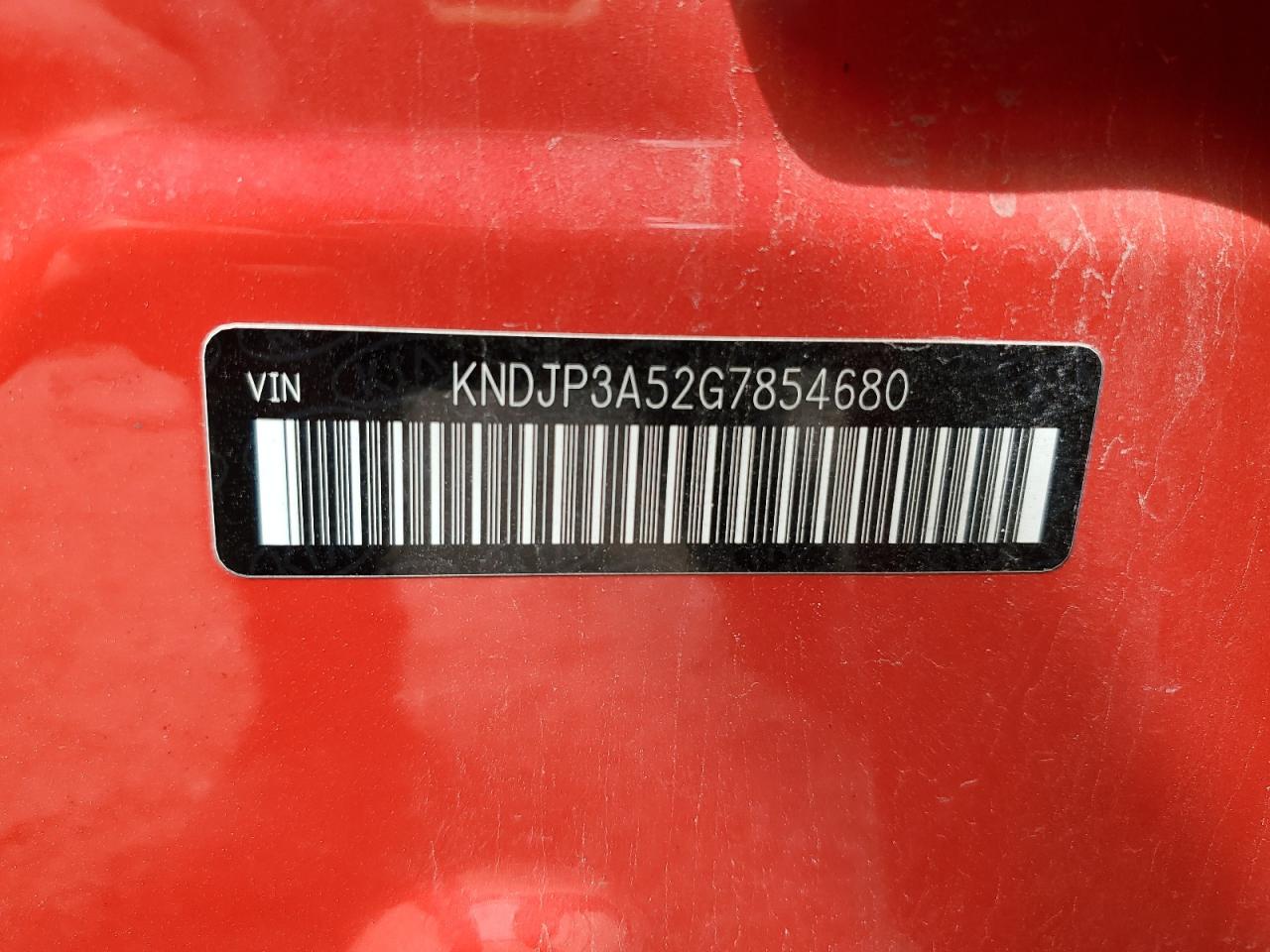 2016 Kia Soul + VIN: KNDJP3A52G7854680 Lot: 56855695