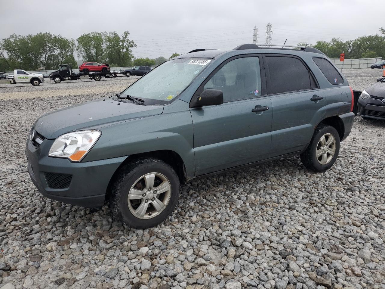 2009 Kia Sportage Lx na sprzedaż w Barberton, OH - Undercarriage