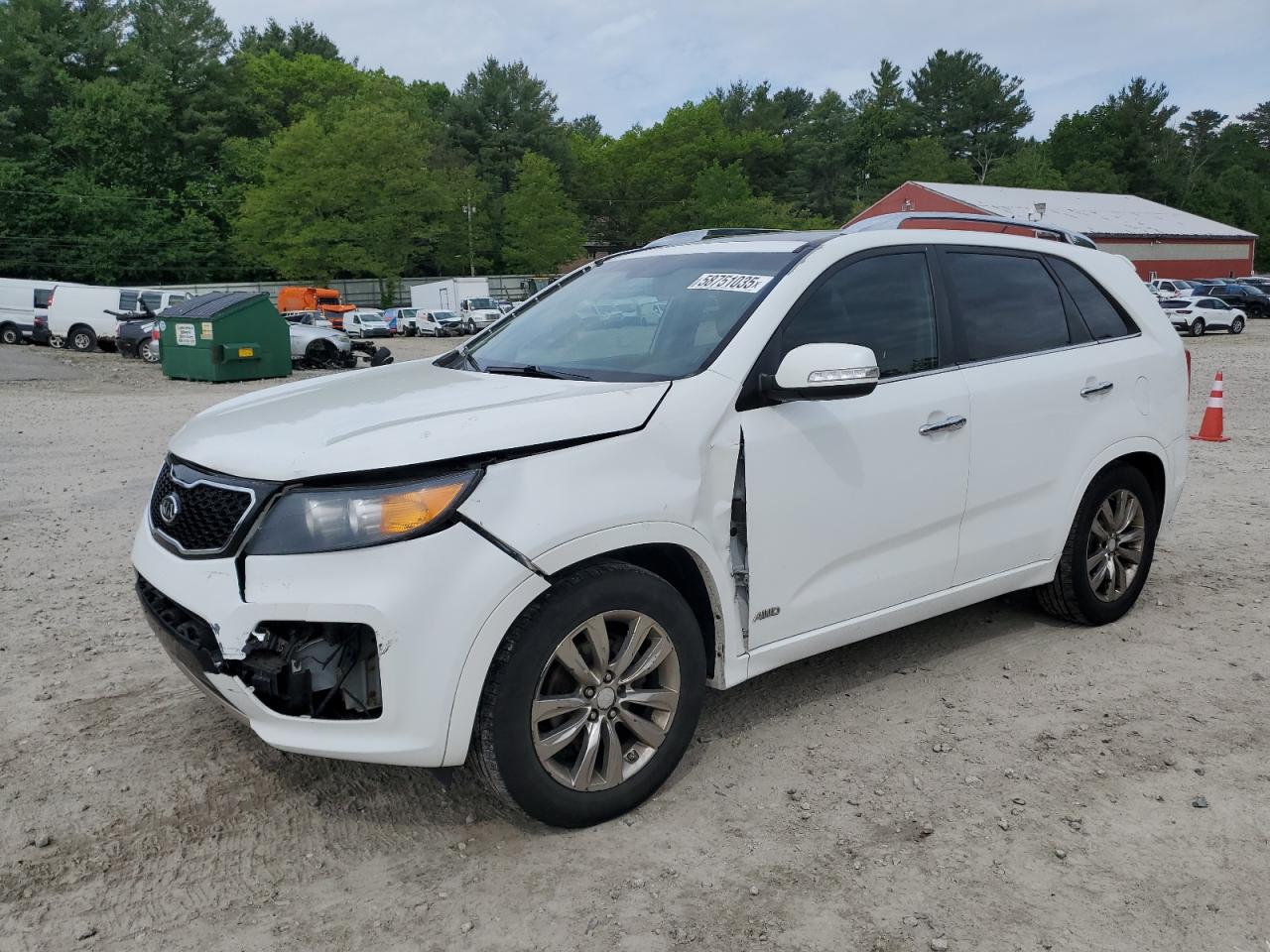 2013 Kia Sorento Sx за продажба в Mendon, MA - Front End