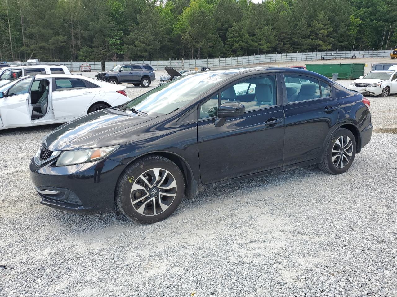 2014 Honda Civic Ex for Sale in Gainesville, GA - Side