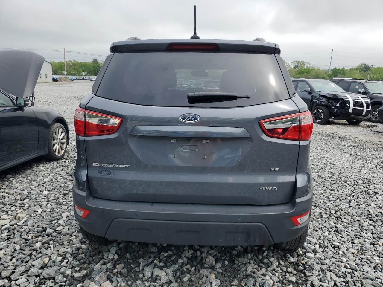 2020 Ford Ecosport Se VIN: MAJ6S3GL1LC317963 Lot: 57104595