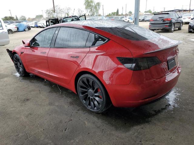  TESLA MODEL 3 2022 Красный
