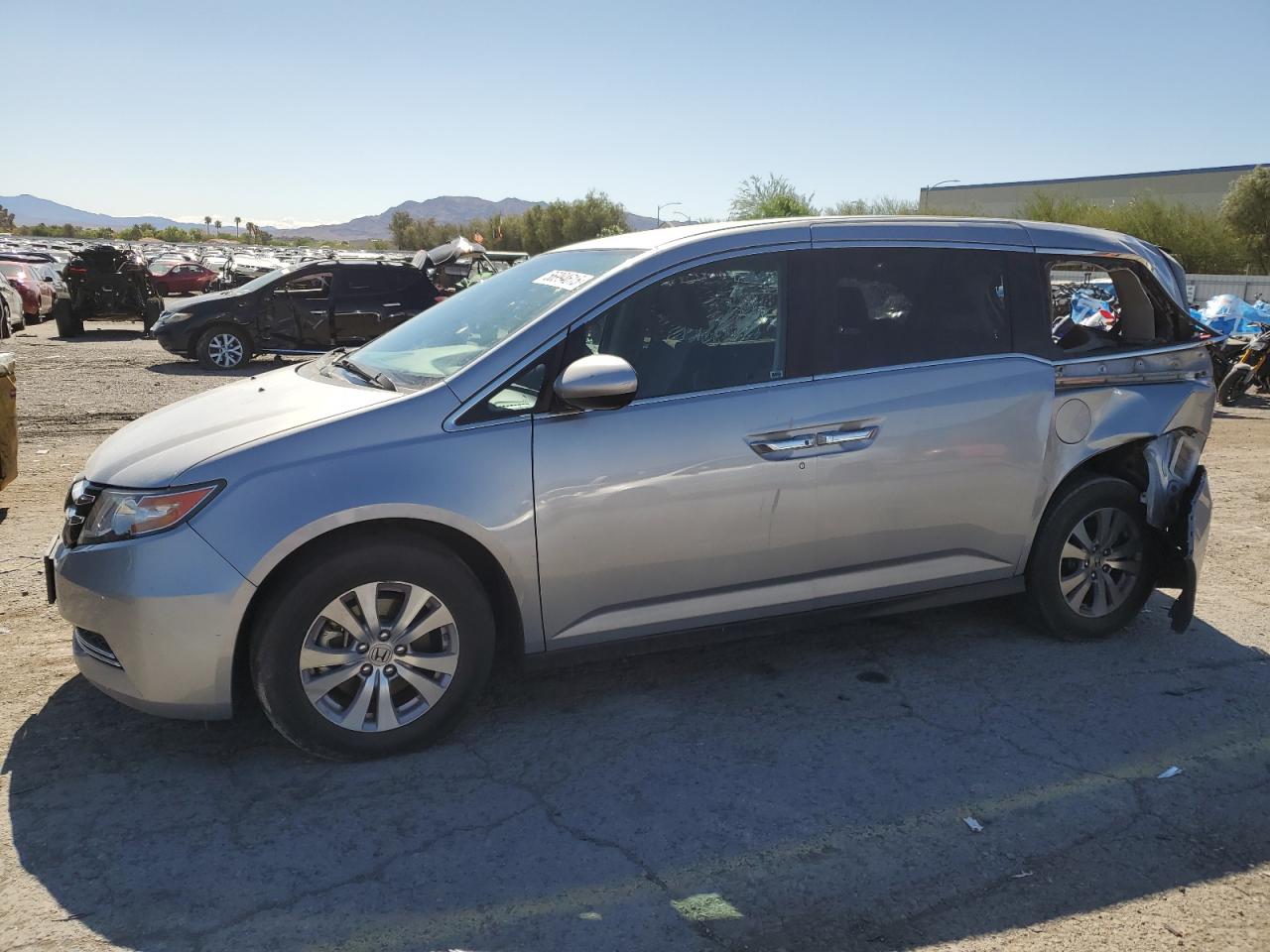 2017 Honda Odyssey Se на продаже в Las Vegas, NV - Rear End