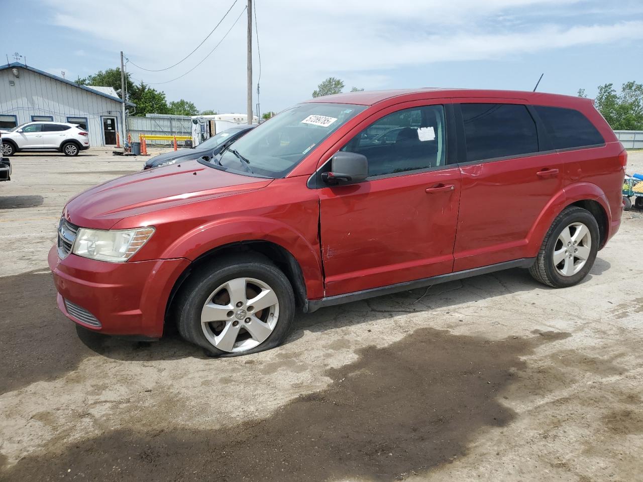 2009 Dodge Journey Sxt იყიდება Pekin-ში, IL - Side