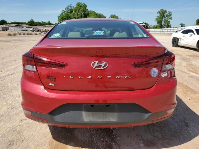  HYUNDAI ELANTRA 2020 Czerwony