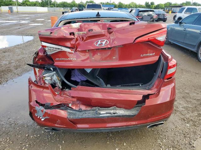 Седани HYUNDAI SONATA 2015 Червоний