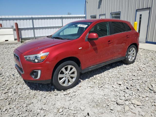  MITSUBISHI OUTLANDER 2015 Красный