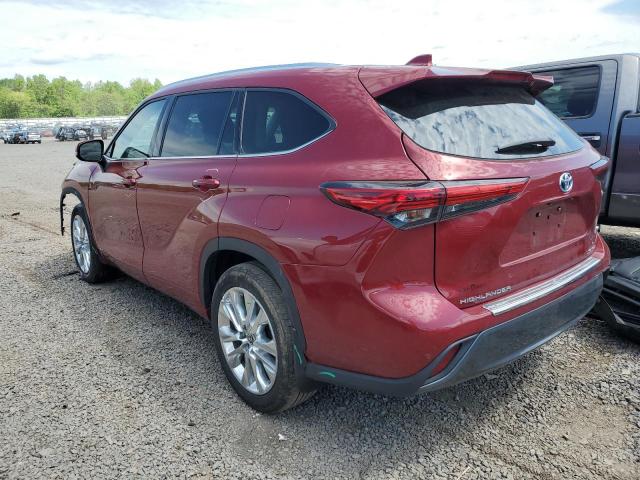  TOYOTA HIGHLANDER 2023 Czerwony