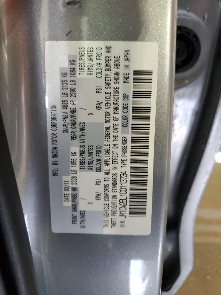 2012 Mazda 5 VIN: JM1CW2BL1C0113734 Lot: 55603305