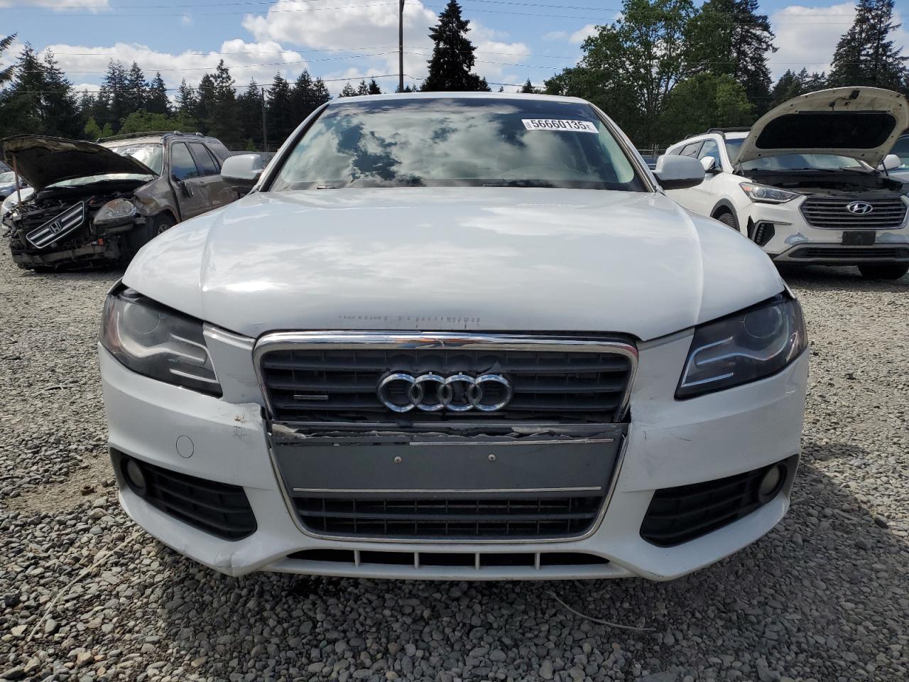 2012 Audi A4 Premium VIN: WAUBFAFLXCN017942 Lot: 56660135