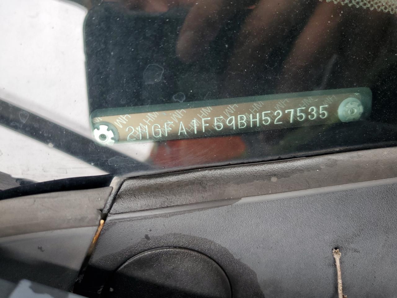 2011 Honda Civic Lx VIN: 2HGFA1F59BH527535 Lot: 58699235