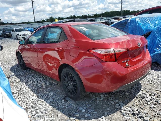  TOYOTA COROLLA 2018 Красный