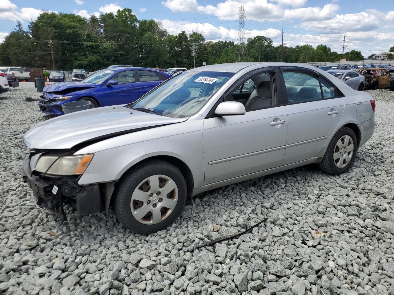 2008 Hyundai Sonata Gls zu verkaufen in Mebane, NC - Front End