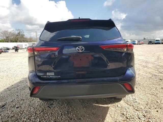  TOYOTA HIGHLANDER 2021 Granatowy