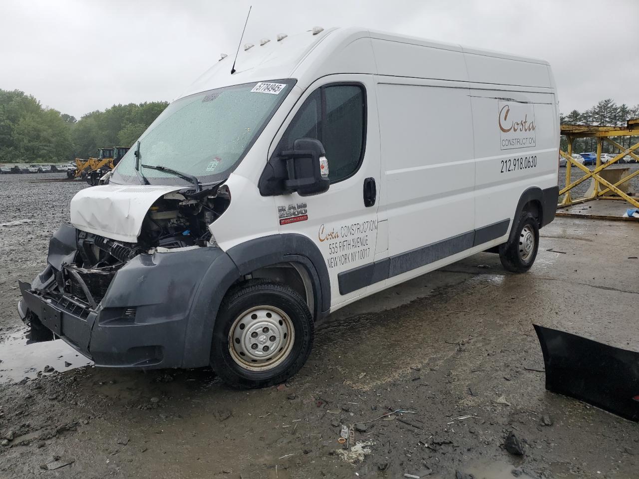2017 Ram Promaster 2500 2500 High იყიდება Windsor-ში, NJ - Front End