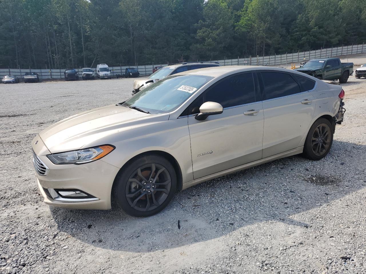 2018 Ford Fusion Se Hybrid продається в Gainesville, GA - Rear End