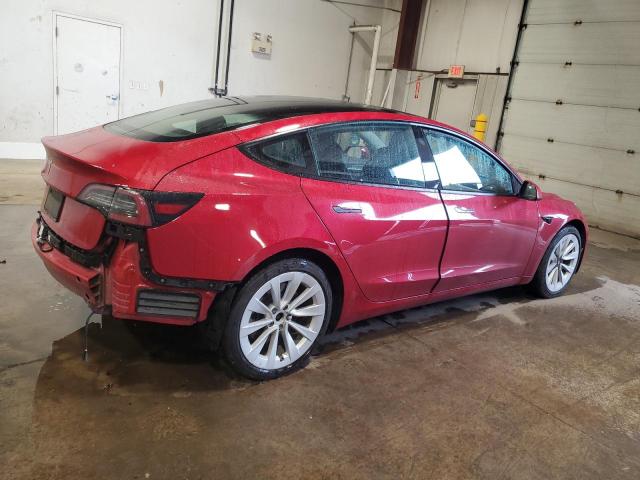  TESLA MODEL 3 2022 Czerwony