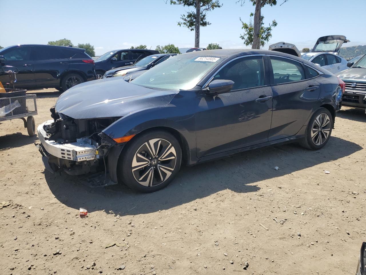 2017 Honda Civic Ex na sprzedaż w San Martin, CA - Front End