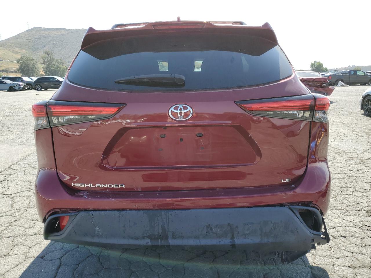 2021 Toyota Highlander L VIN: 5TDZZRAH6MS059871 Lot: 57469475