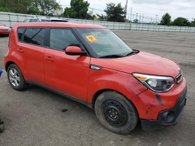  KIA SOUL 2019 Czerwony