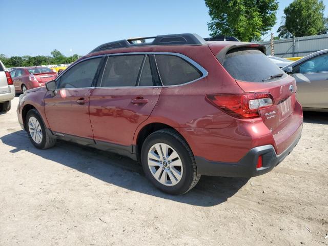  SUBARU OUTBACK 2018 Красный