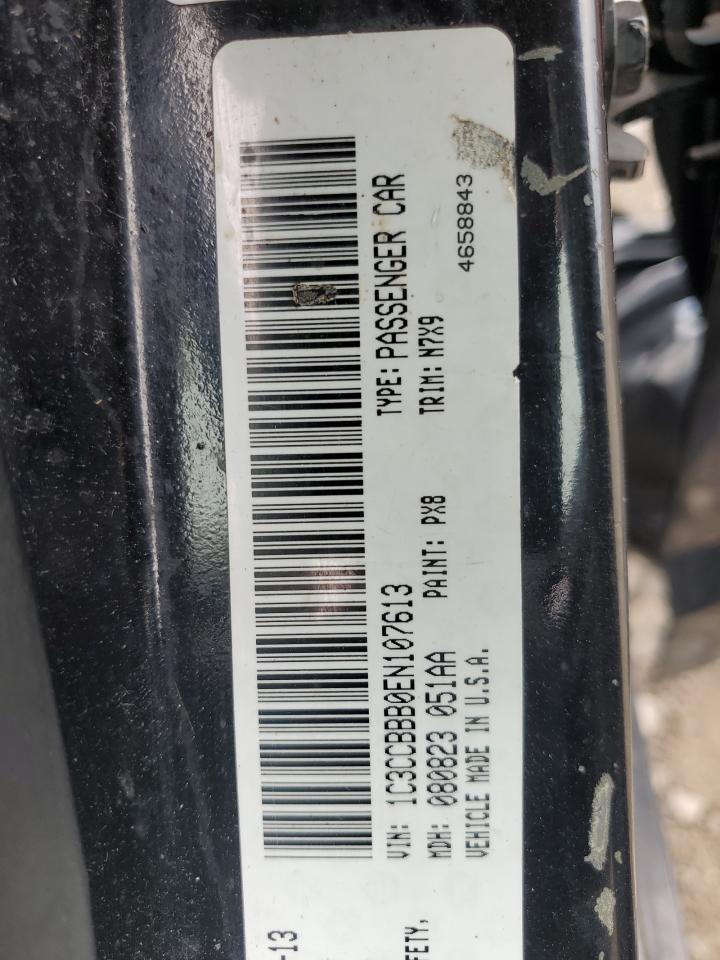 2014 Chrysler 200 Touring VIN: 1C3CCBBB0EN107613 Lot: 57521425