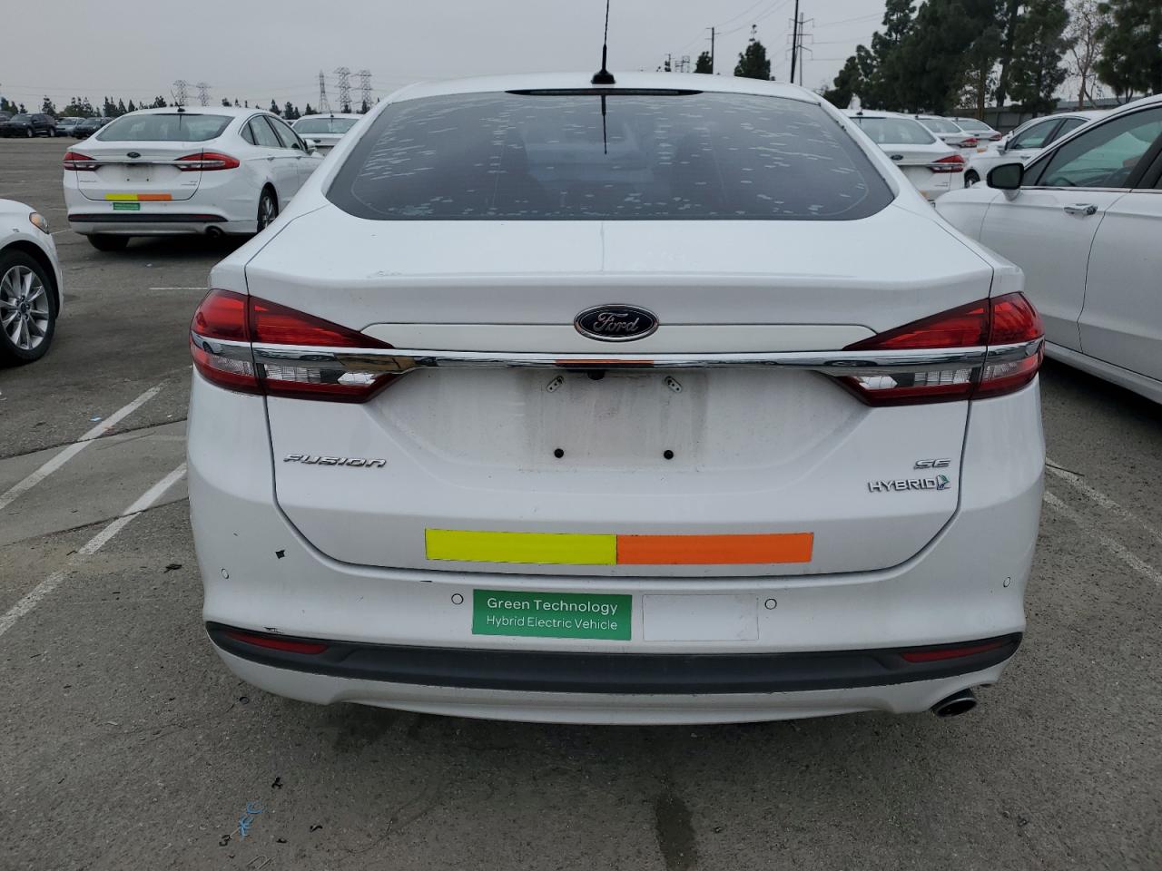 2018 Ford Fusion Se Hybrid VIN: 3FA6P0LU4JR278623 Lot: 54042475
