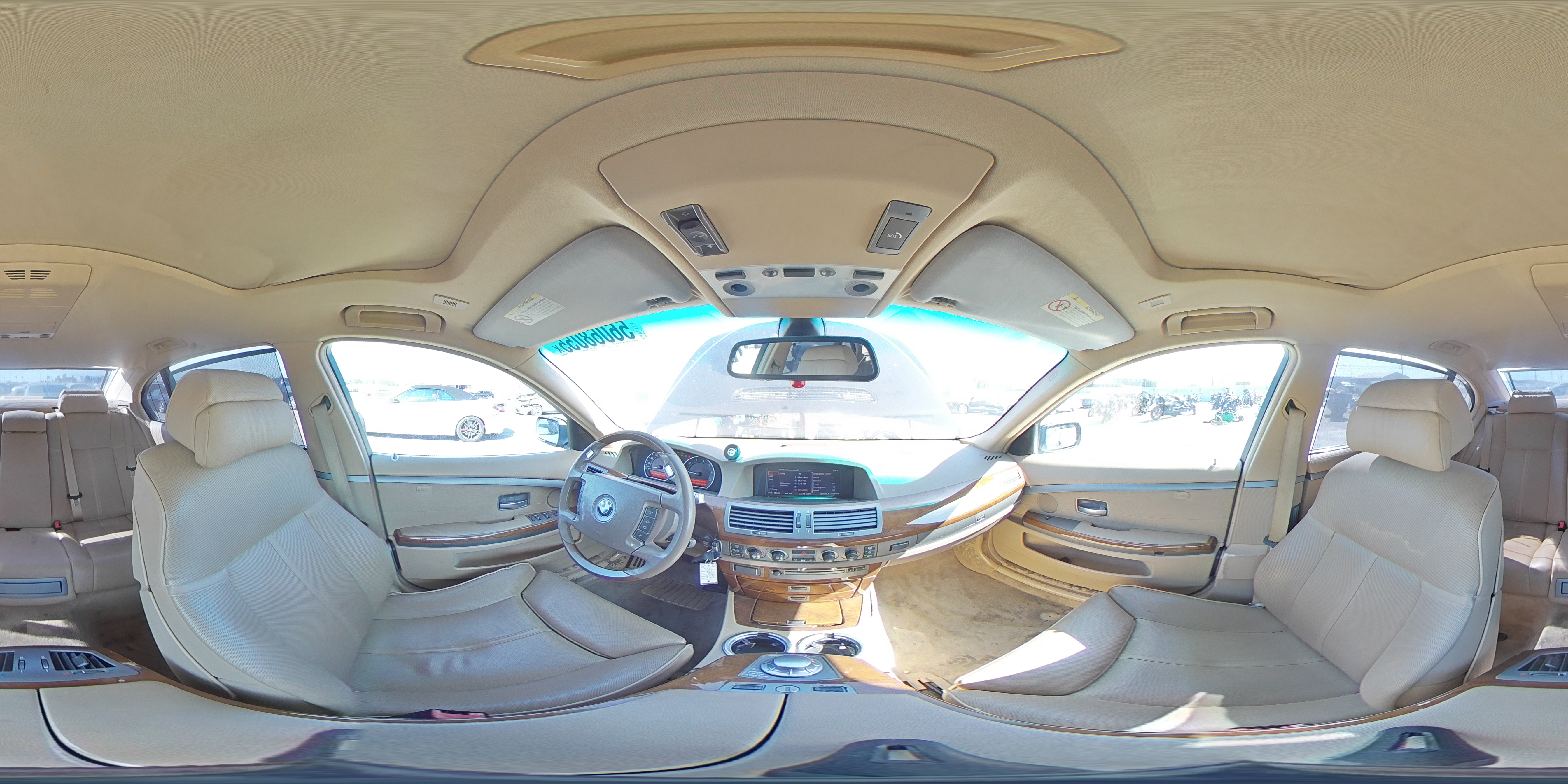 2003 BMW 745 Li VIN: WBAGN63443DR19933 Lot: 56068055