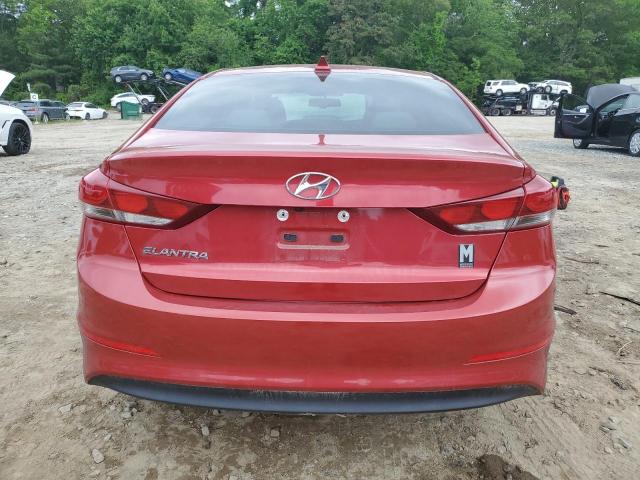  HYUNDAI ELANTRA 2017 Czerwony