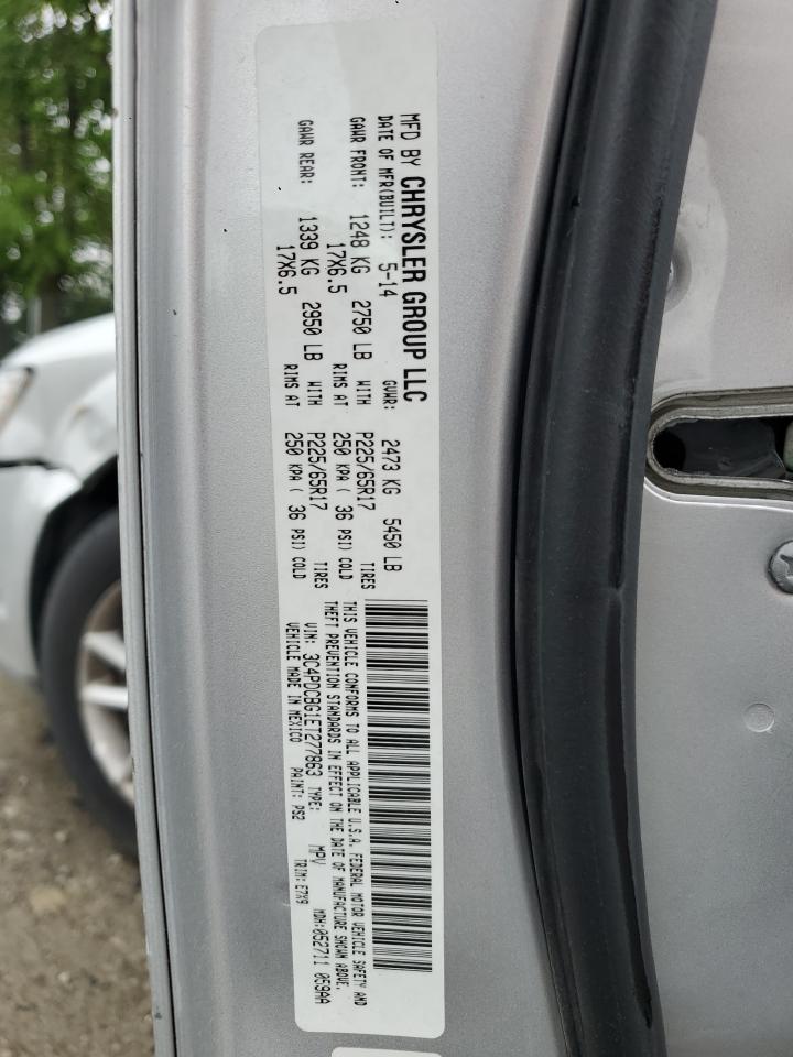 2014 Dodge Journey Sxt VIN: 3C4PDCBG1ET277863 Lot: 65828825