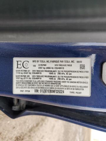 2022 TESLA MODEL 3 