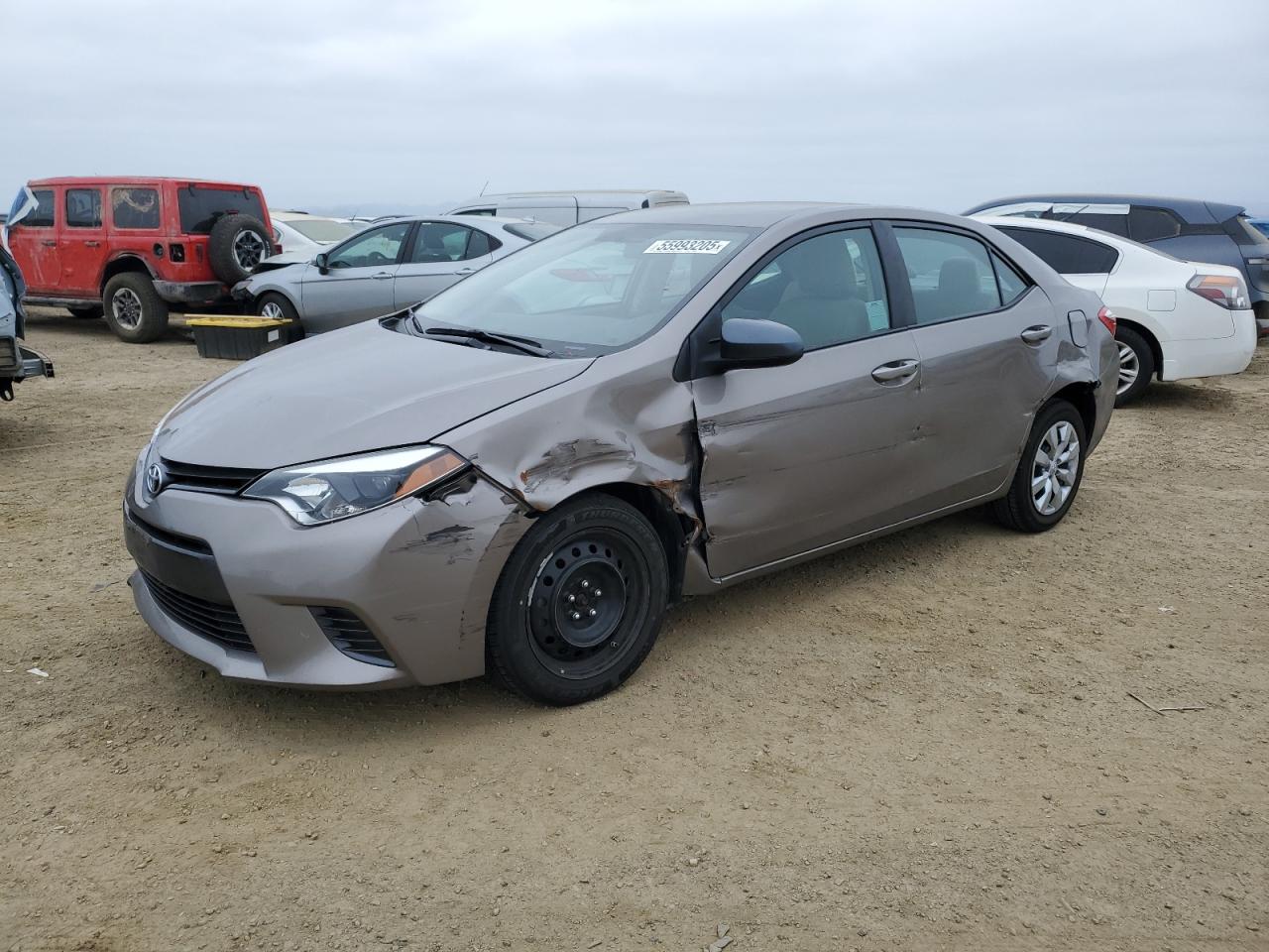 2015 Toyota Corolla L en Venta en American Canyon, CA - Front End