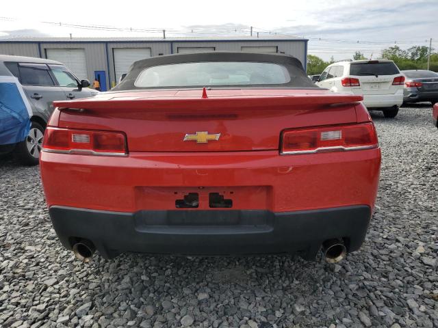  CHEVROLET CAMARO 2015 Czerwony