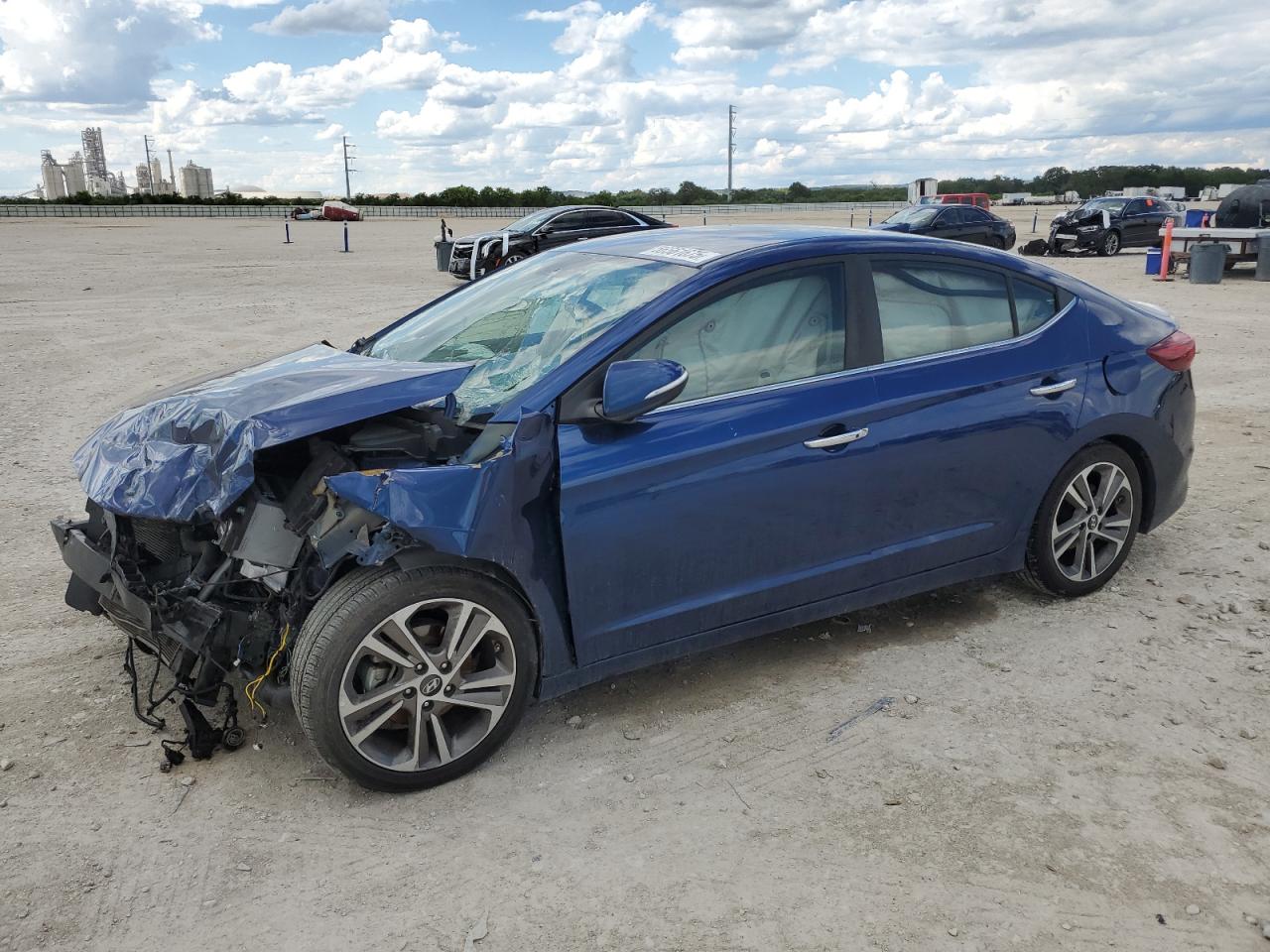 2017 Hyundai Elantra Se იყიდება New Braunfels-ში, TX - Front End