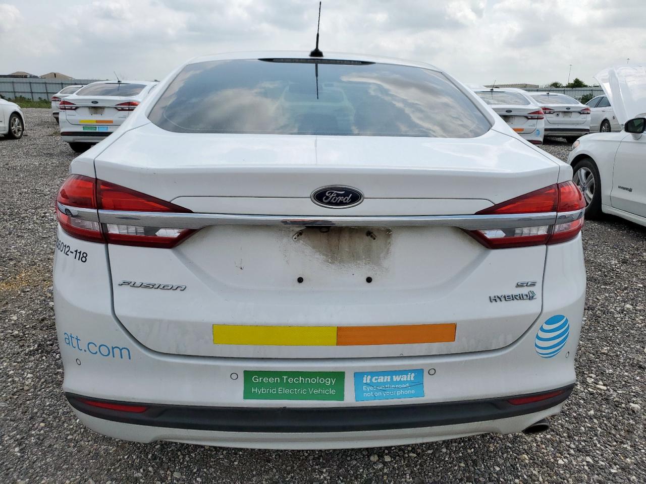 2018 Ford Fusion Se Hybrid VIN: 3FA6P0LU5JR171676 Lot: 54035195