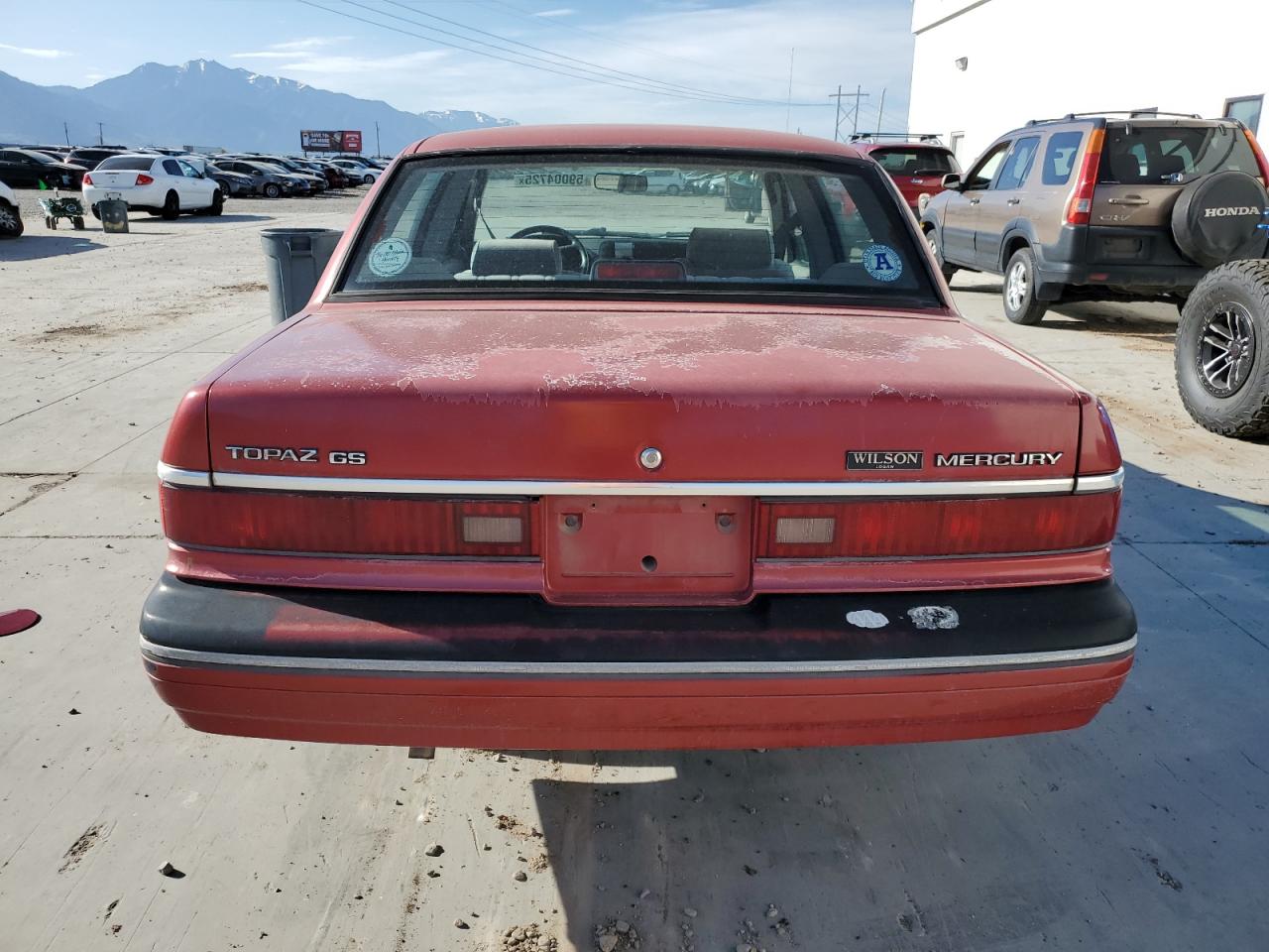 1991 Mercury Topaz Gs VIN: 1MEPM36X6MK607179 Lot: 59004725