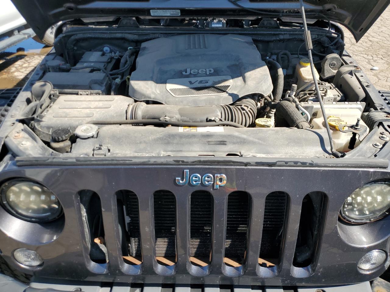 2014 Jeep Wrangler Sport VIN: 1C4AJWAG7EL281980 Lot: 56777225