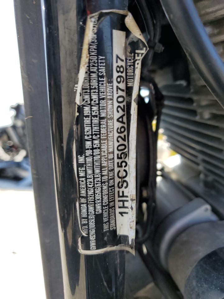 2006 Honda Vtx1300 C VIN: 1HFSC55026A207987 Lot: 55955405