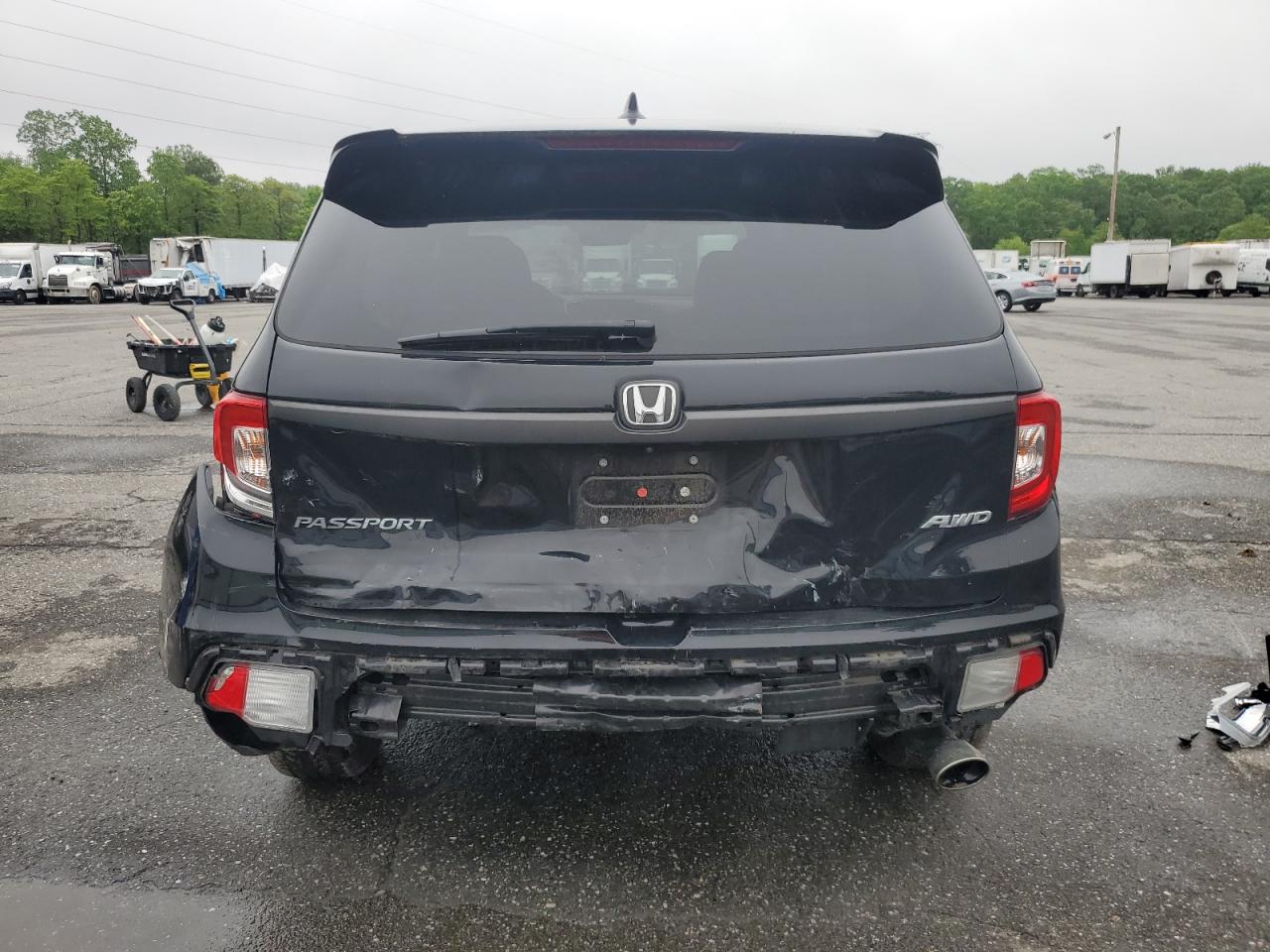 2021 Honda Passport Exl VIN: 5FNYF8H50MB004444 Lot: 56404505