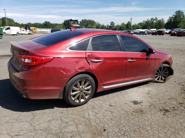  HYUNDAI SONATA 2016 Бургунди