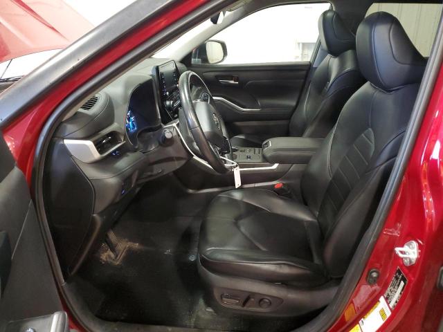  TOYOTA HIGHLANDER 2020 Red
