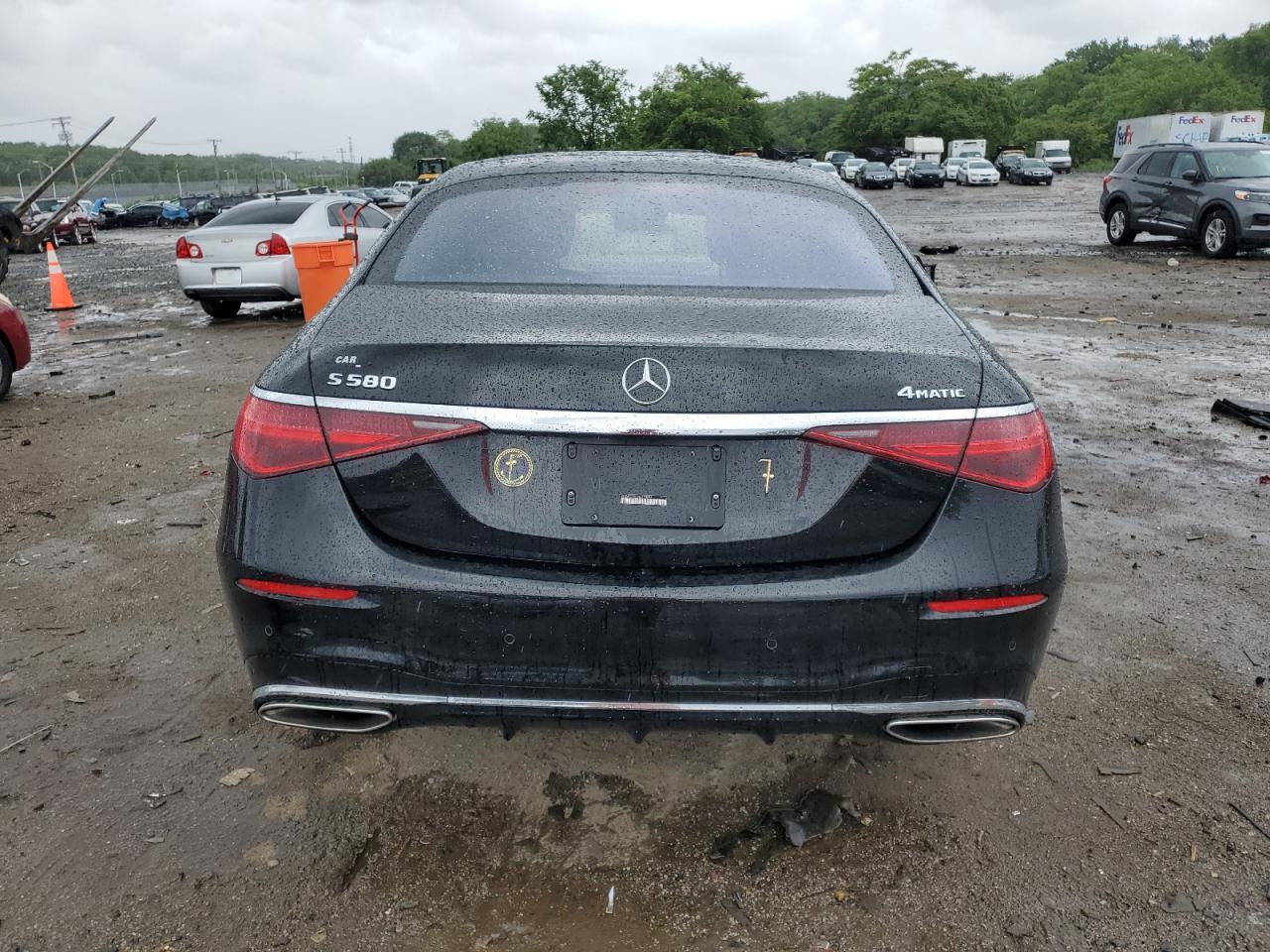 2022 Mercedes-Benz S 580 4Matic VIN: W1K6G7GB3NA130058 Lot: 57819685