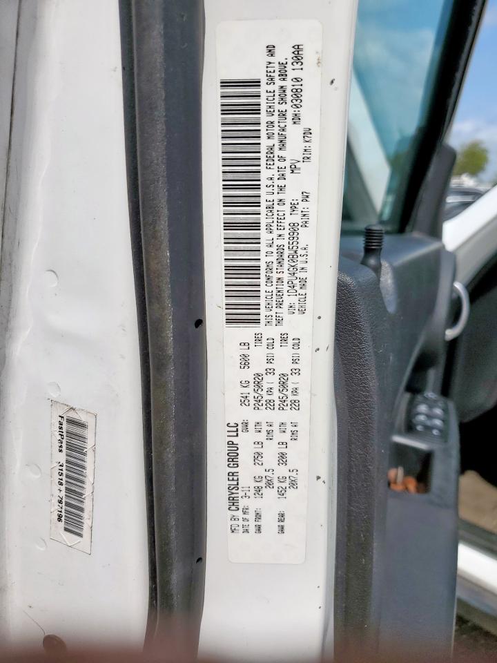 2011 Dodge Nitro Heat VIN: 1D4PU4GK0BW559908 Lot: 57491355