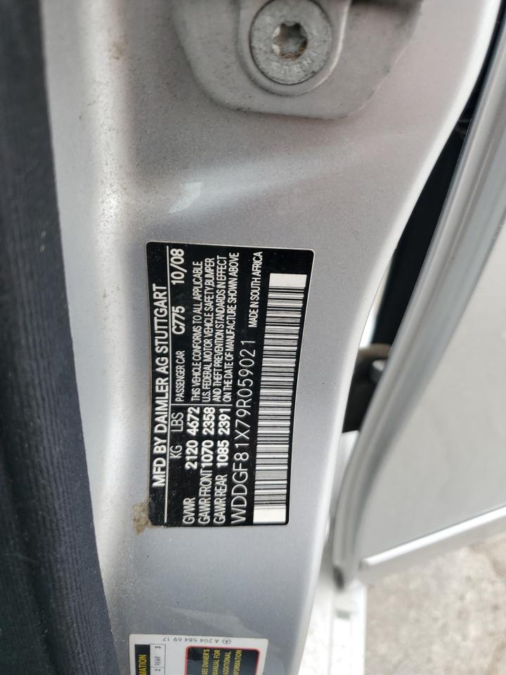 2009 Mercedes-Benz C 300 4Matic VIN: WDDGF81X79R059021 Lot: 56672715